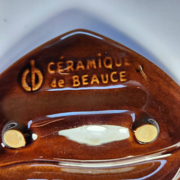 Beauce Pottery Ashtray Quebec Pottery Vintage 1970s 712-A Mid Century Modern - Picture 9 of 10